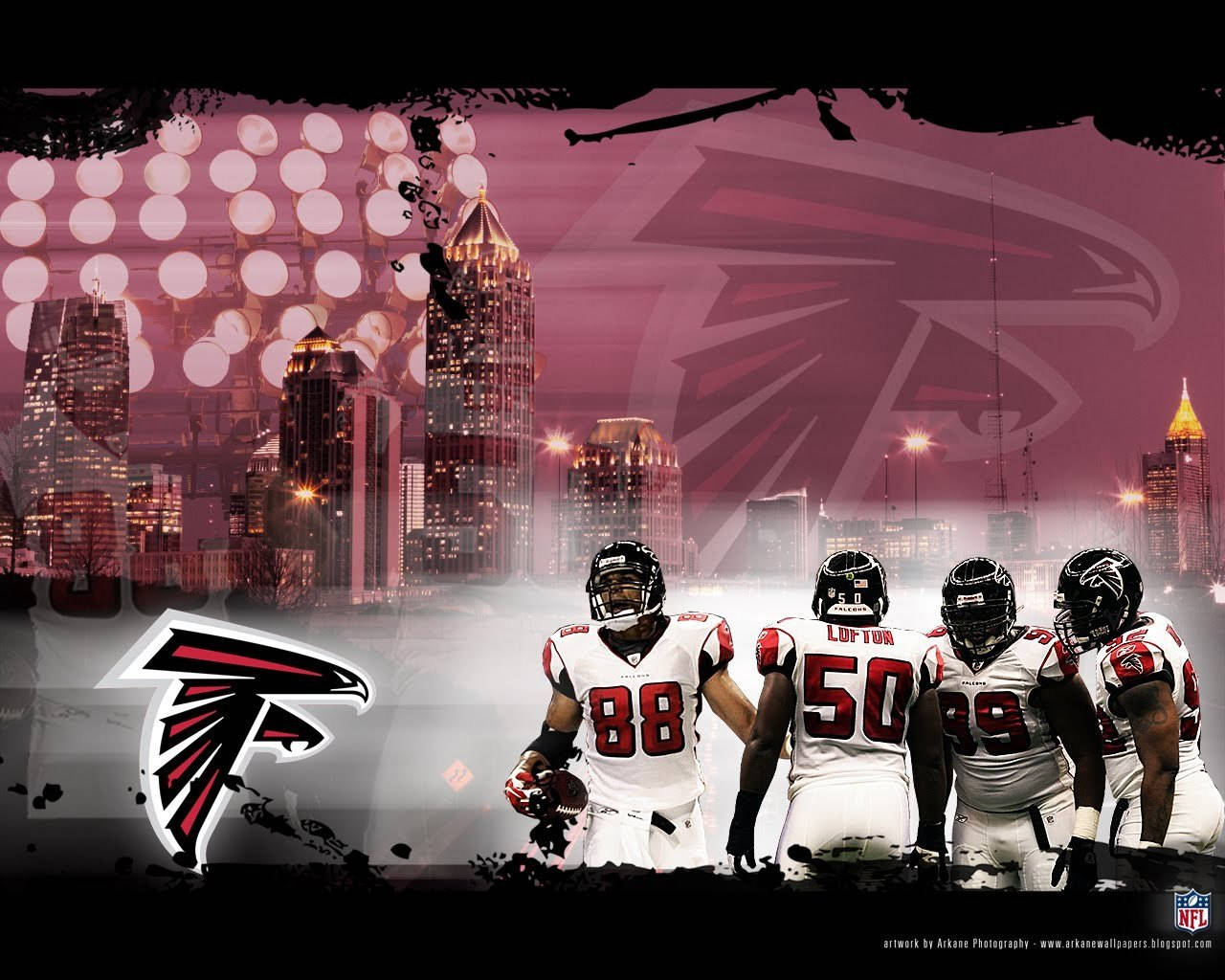 Cool Nfl Atlanta Falcons Players Background