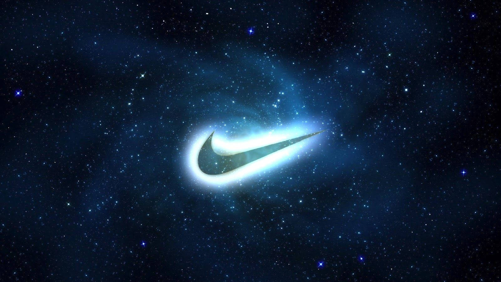 Cool Nike Trademark In Space Background