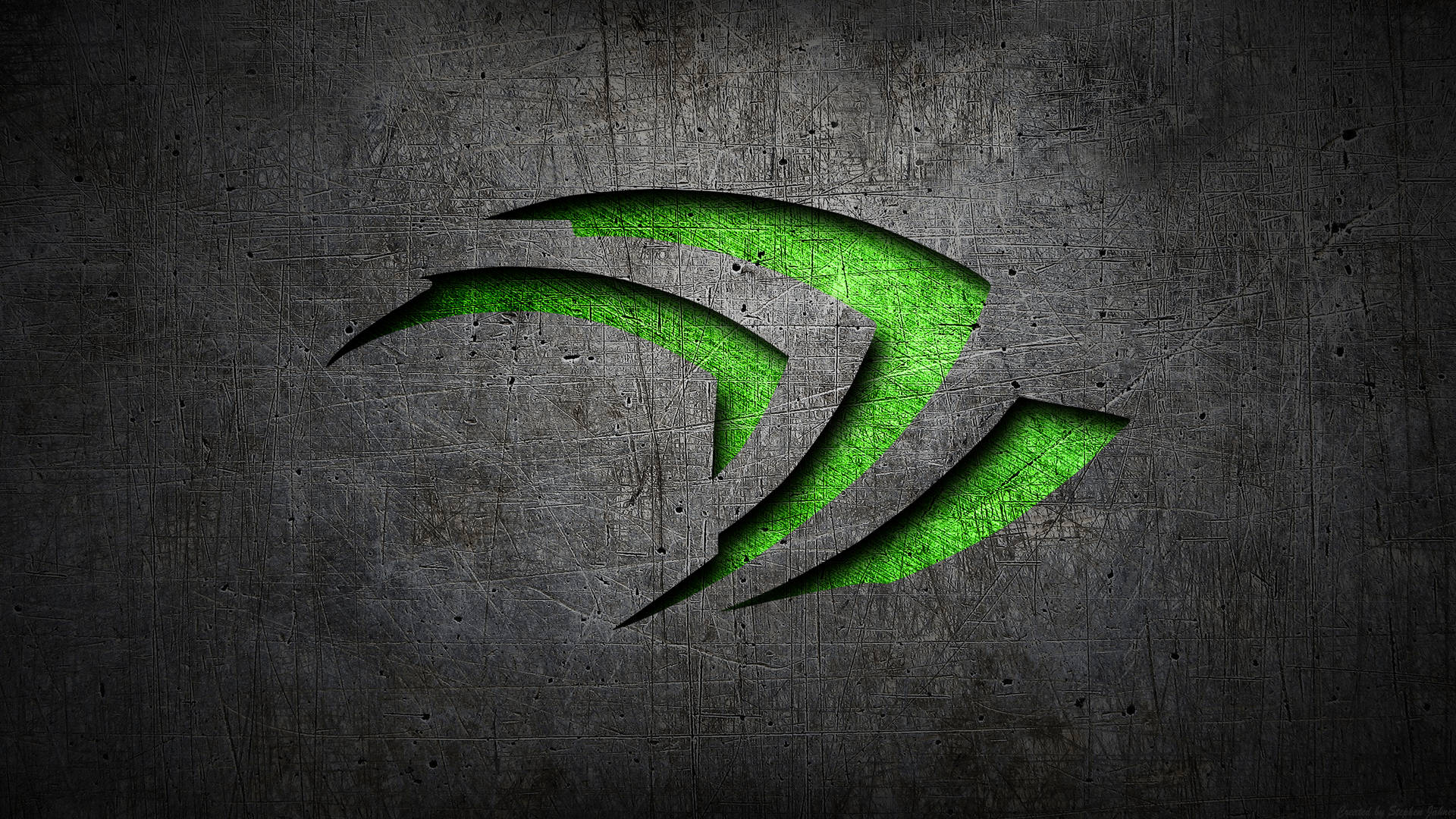Cool Nvidia Logo Background
