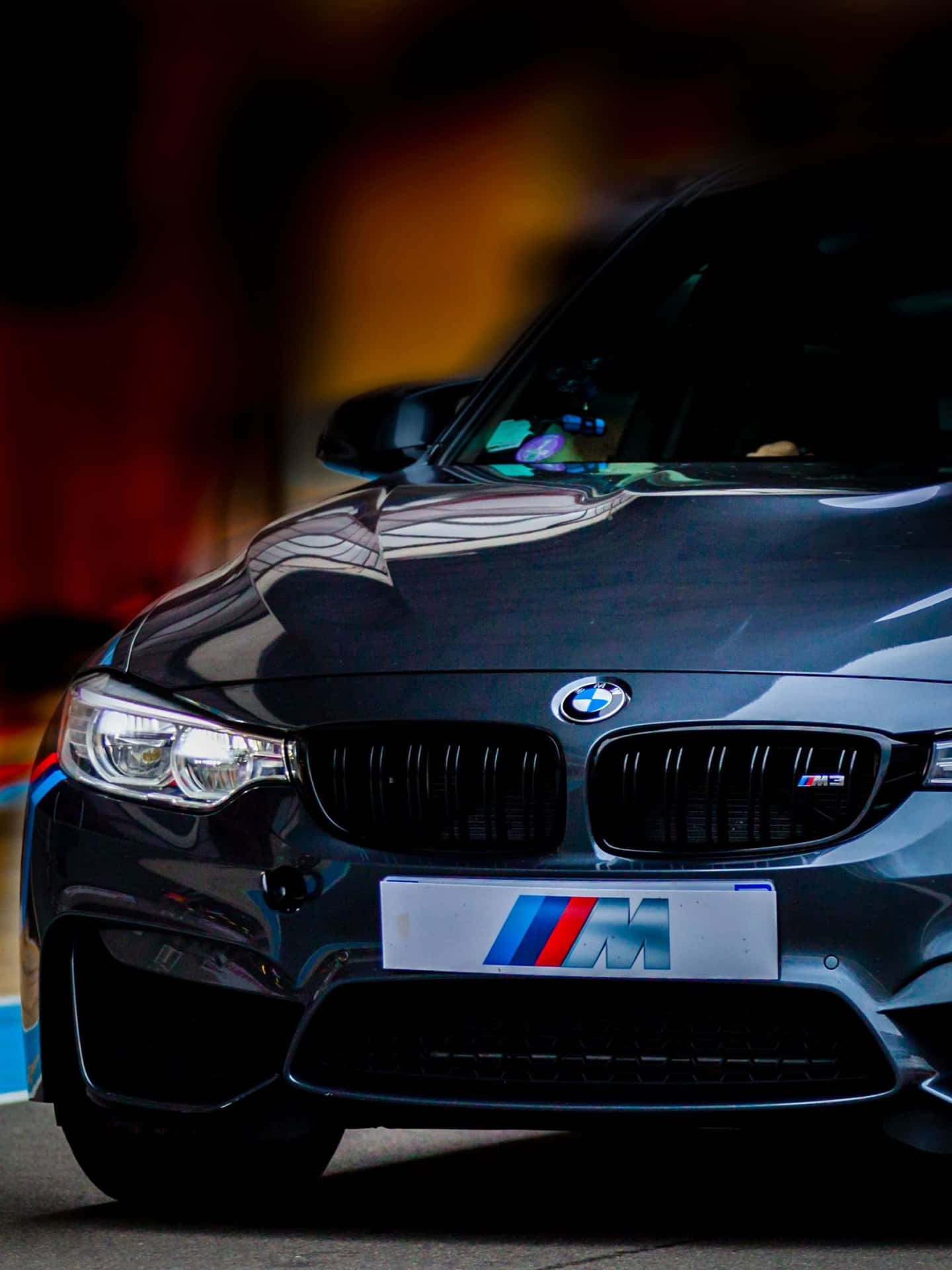 Cool Ocean Blue Bmw Background