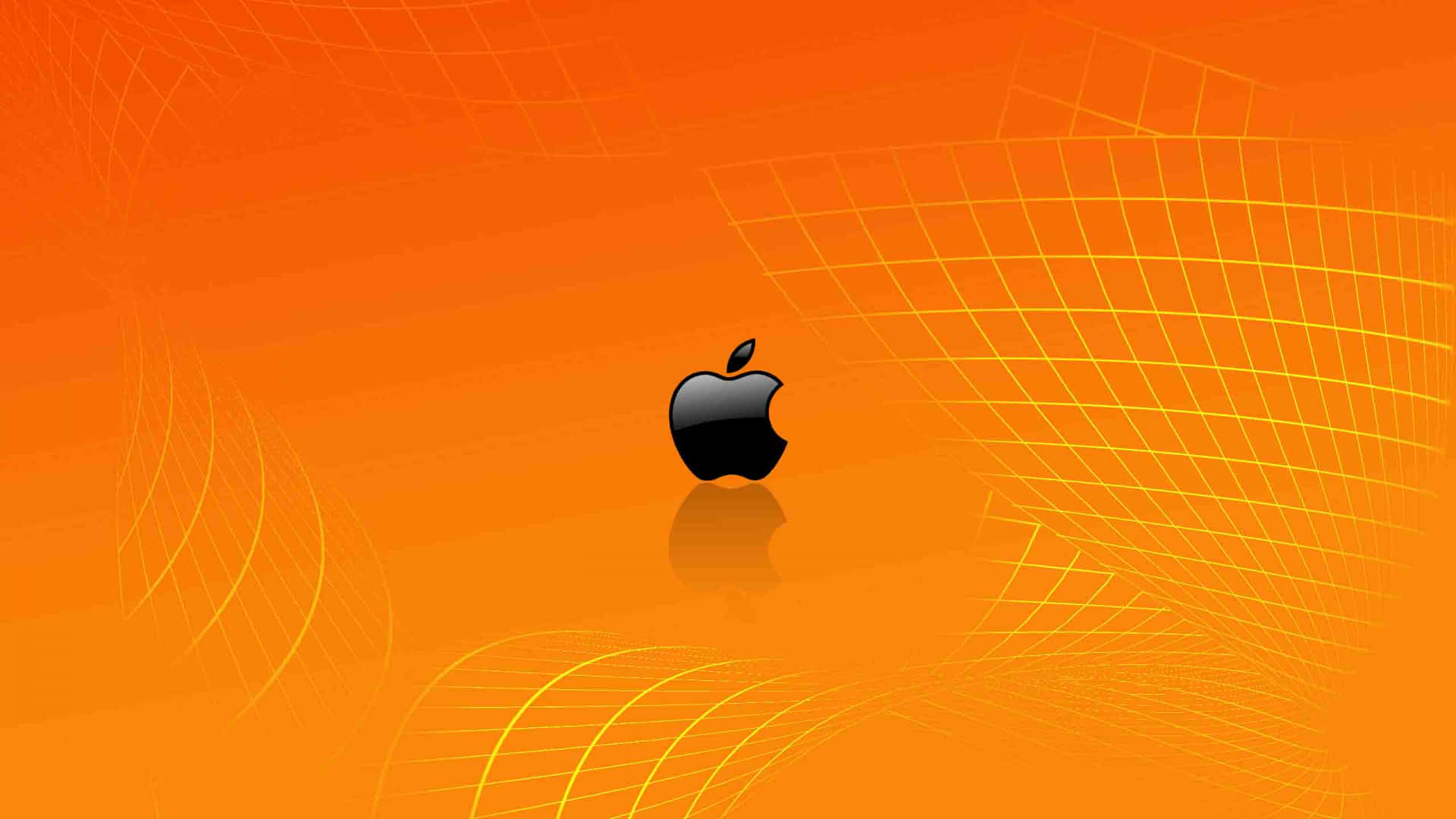 Cool Orange Apple Logo