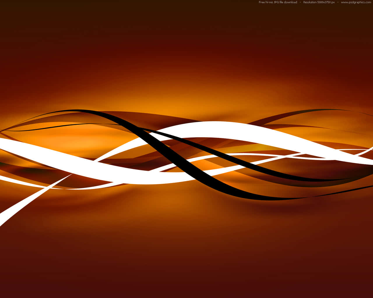 Cool Orange Swirls