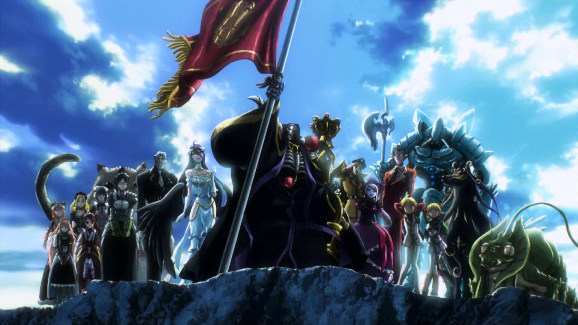Cool Overlord Ainz Ooal Gown And Crew Hd Background