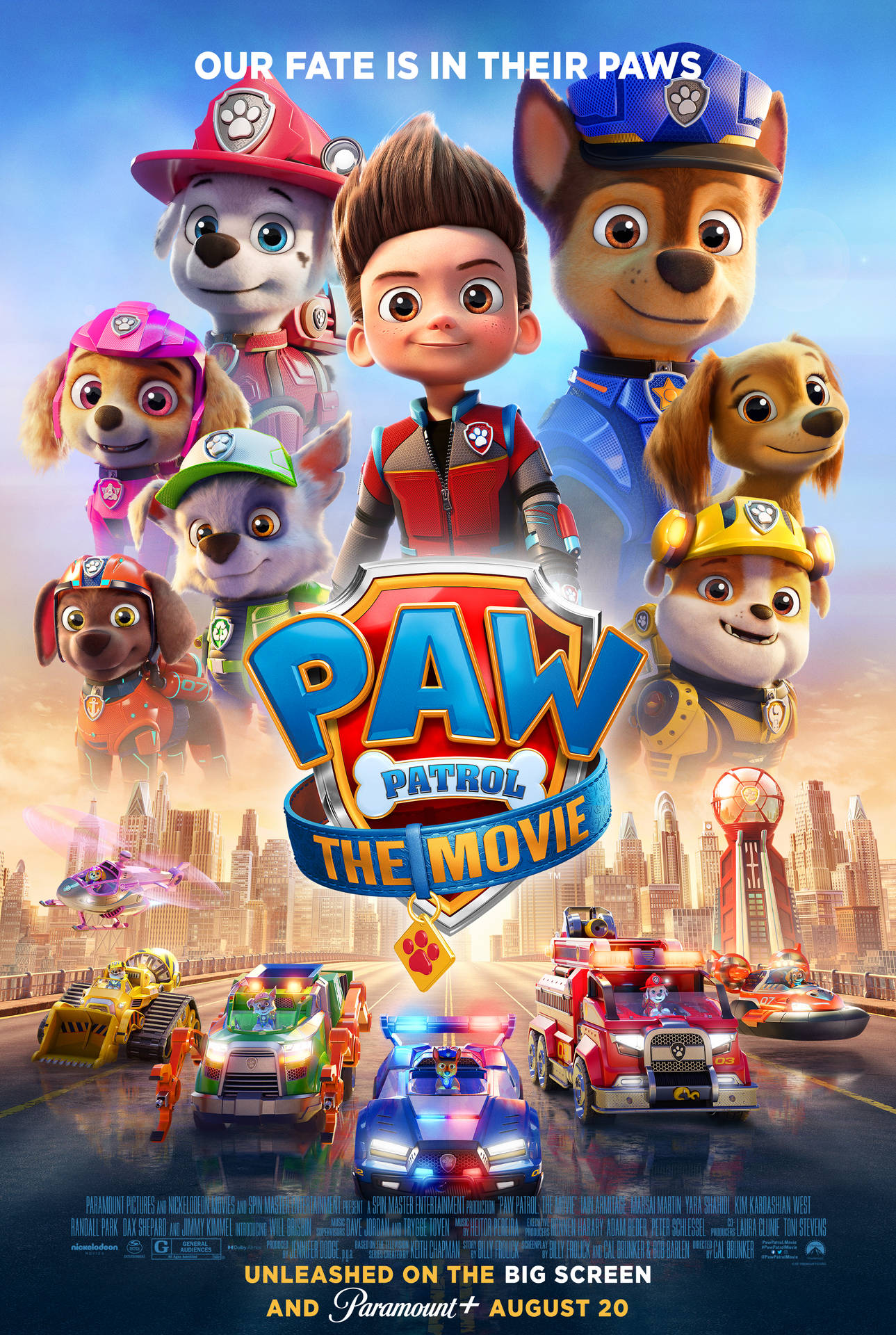 Cool Paw Patrol The Movie Poster