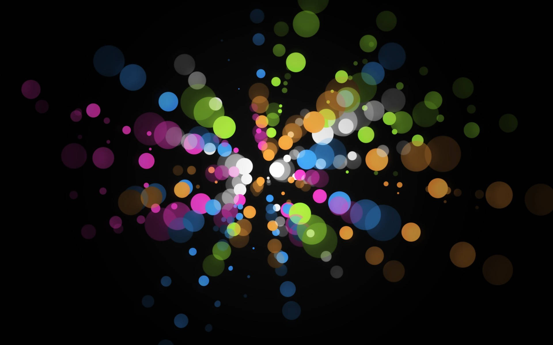 Cool Pc Abstract Orbs Background