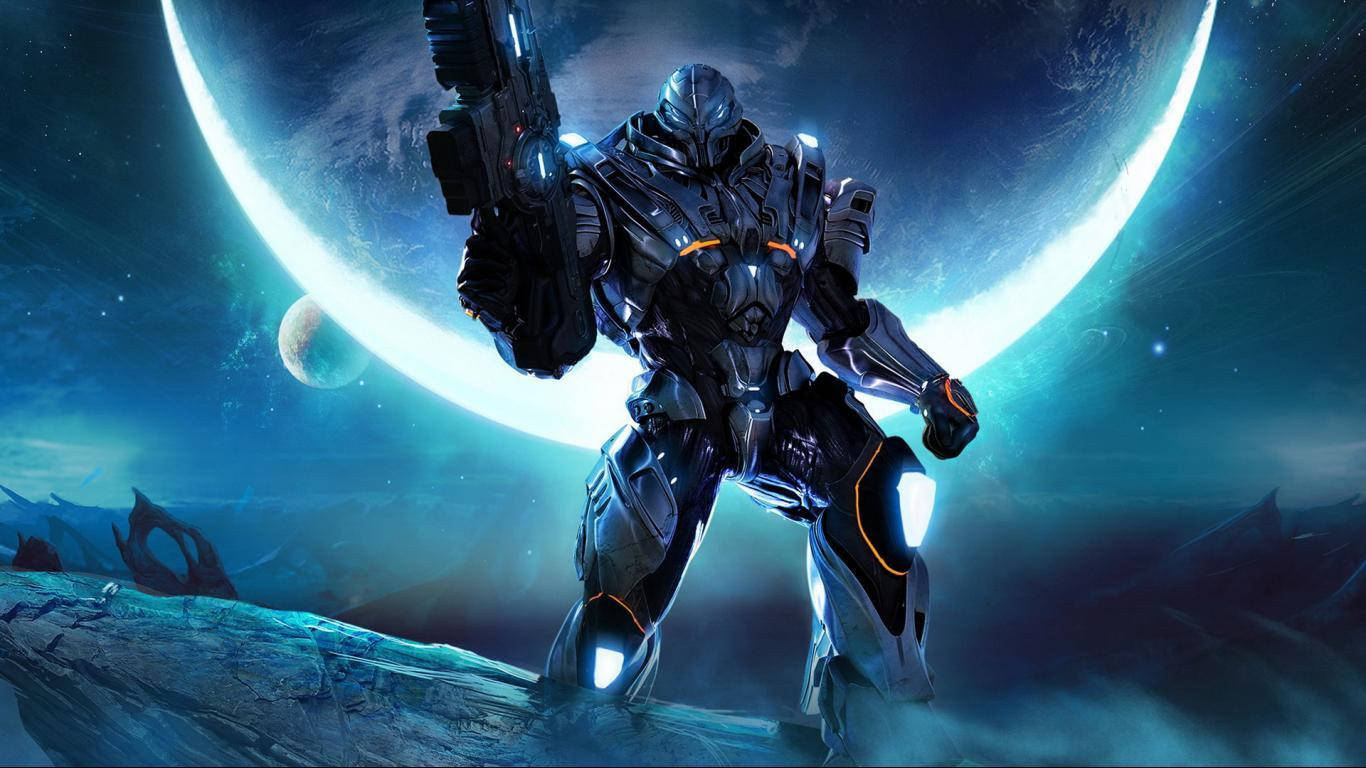 Cool Pc Halo Robot Background