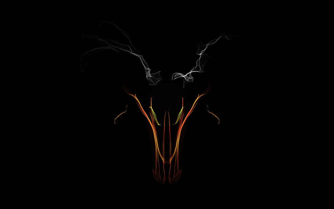 Cool Pfp For Discord Of Elk-like Smoke Background