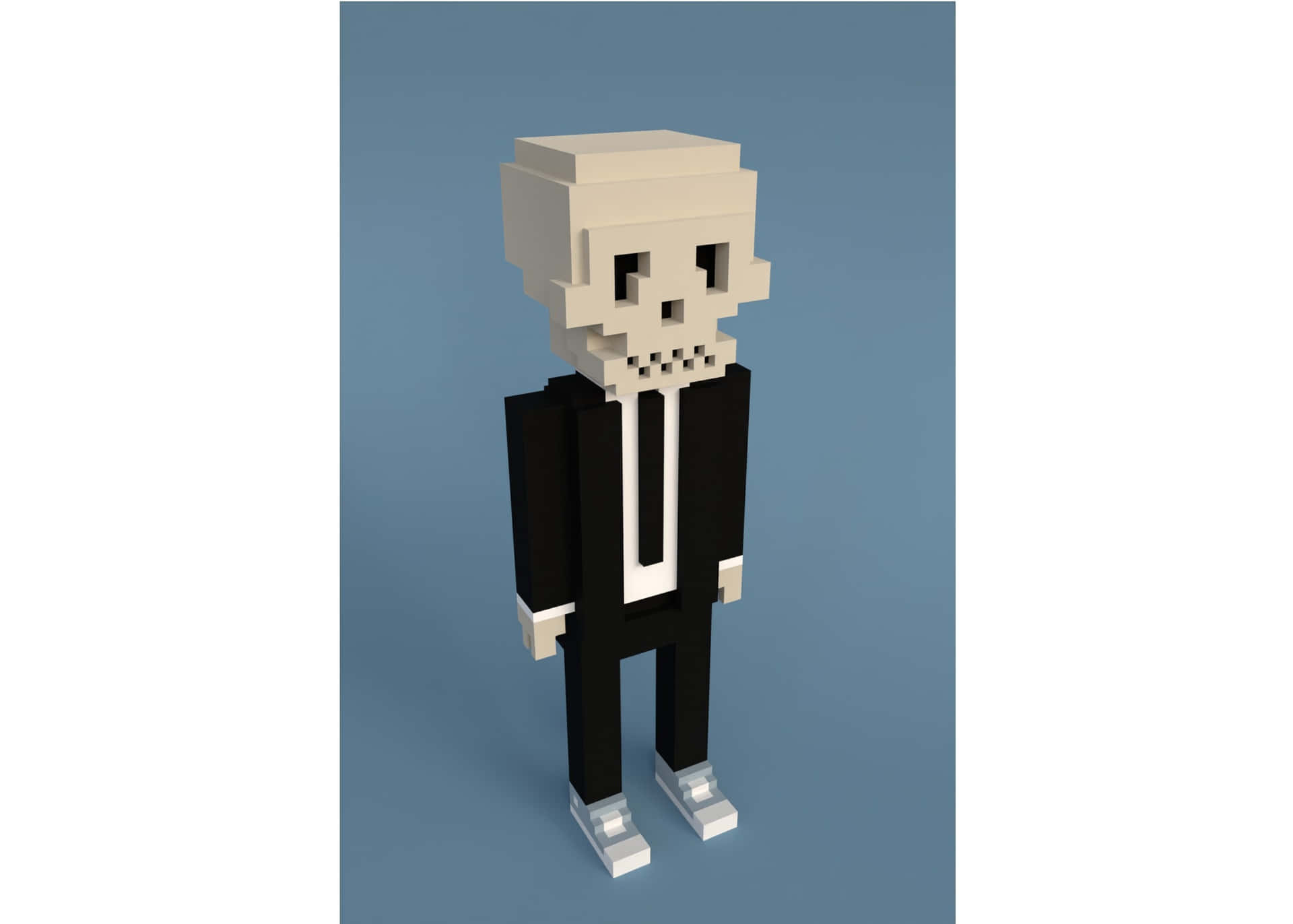 Cool Pfp For Discord Of Skull-faced Roblox