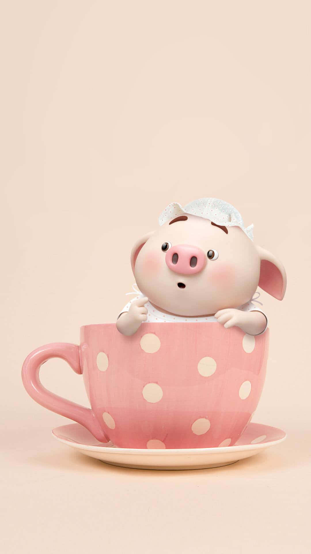 Cool Piggy In Cup