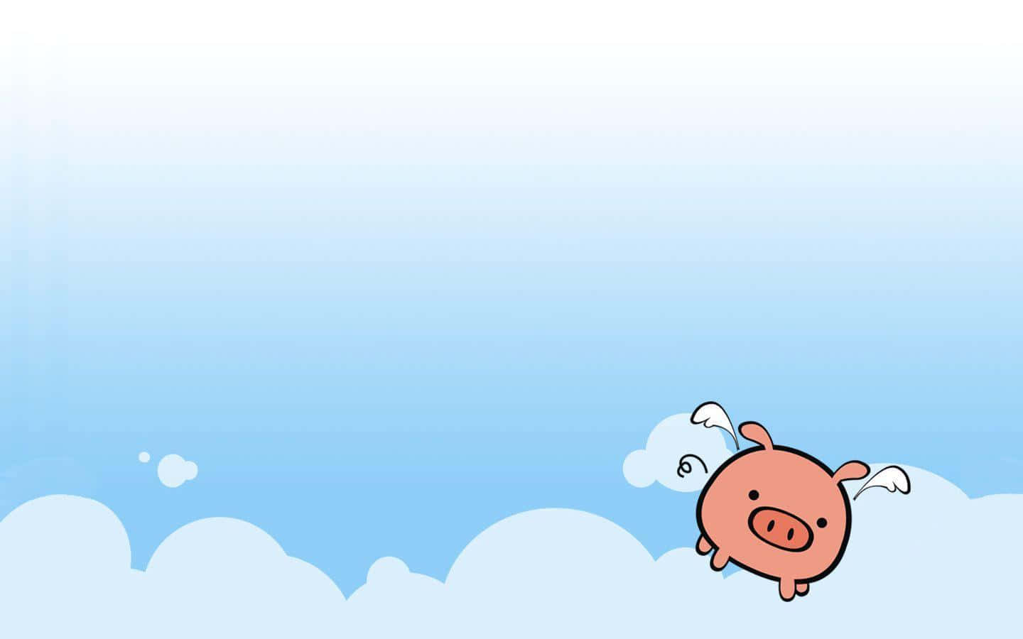 Cool Piggy In The Clouds