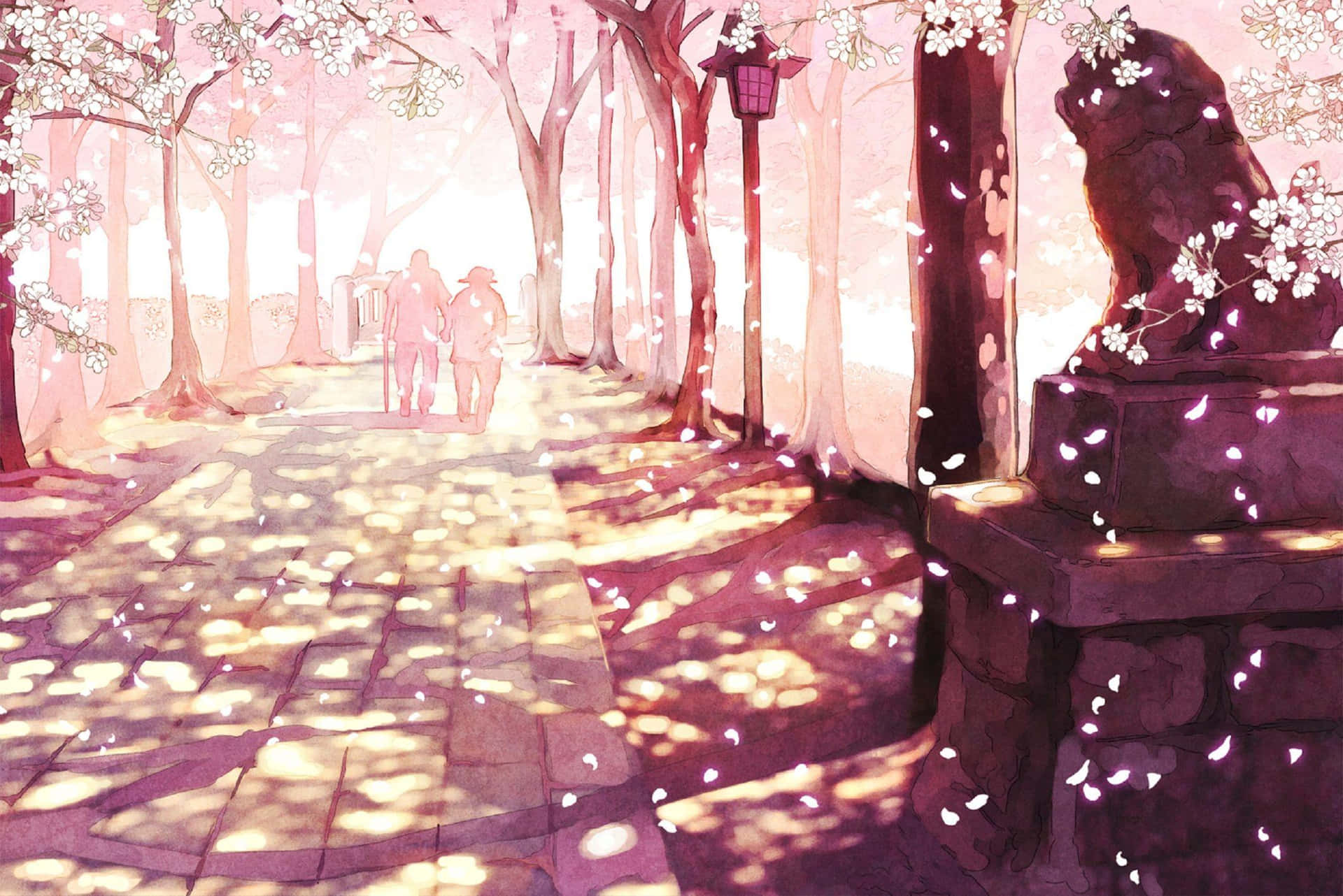 Cool Pink 90s Aesthetic Artwork Background
