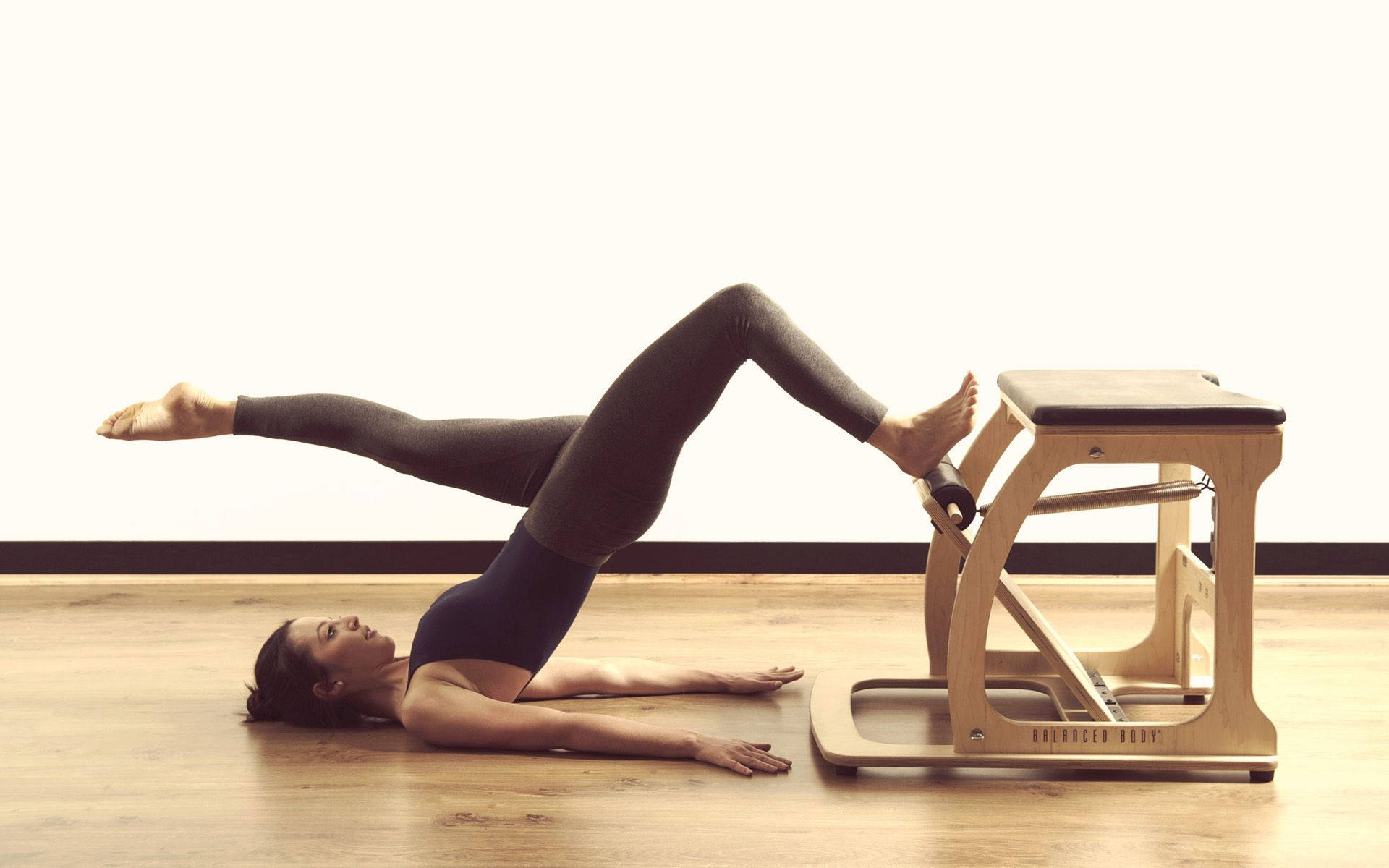 Cool Pose Of Pilates Background