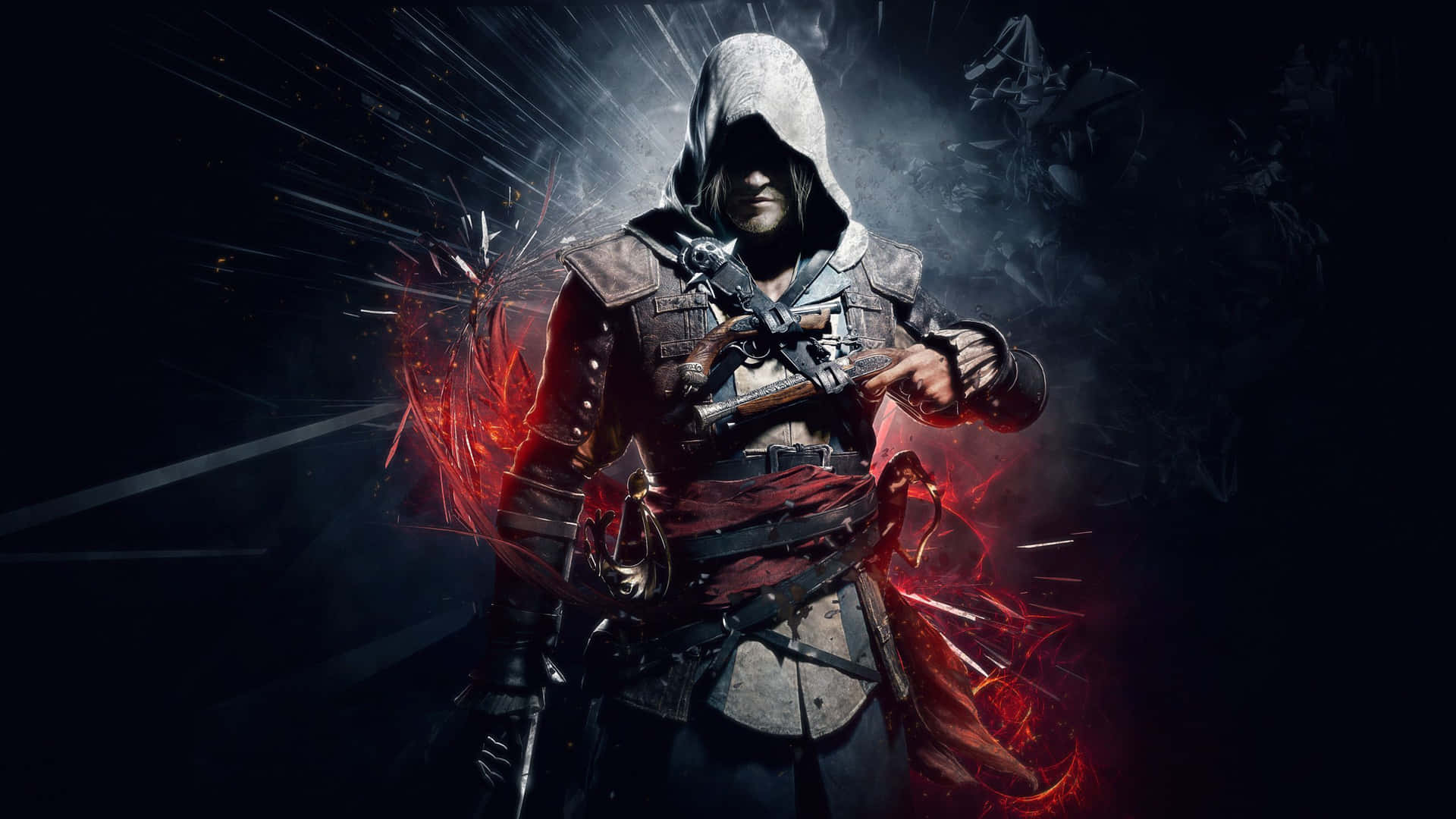 Cool Ps4 Character Edward Kenway From Assassin's Creed Iv: Black Flag Background