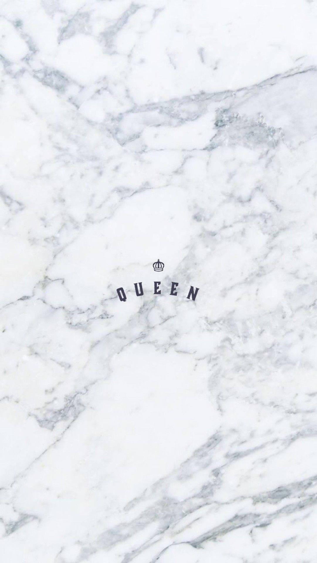 Cool Queen Black White Marble Iphone