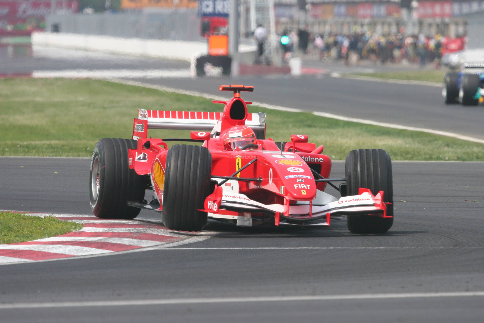 Cool Racing Legend Michael Schumacher Background