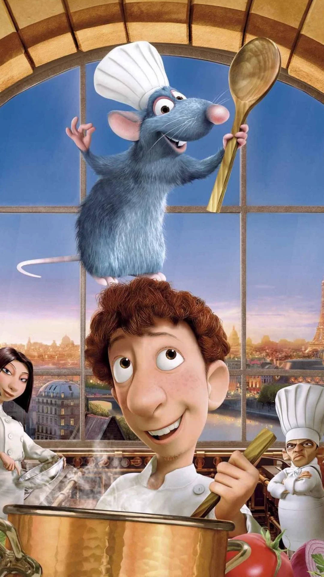 Cool Ratatouille Characters Background