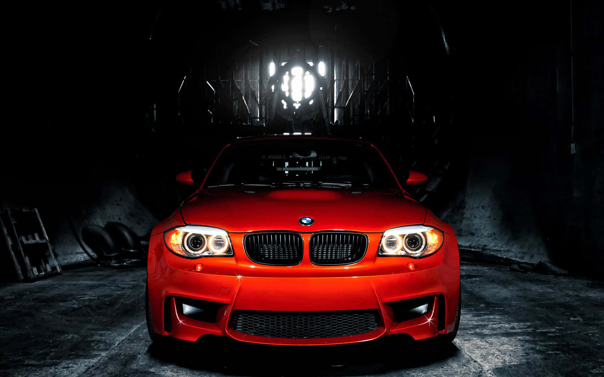 Cool Red Bmw 1 Background