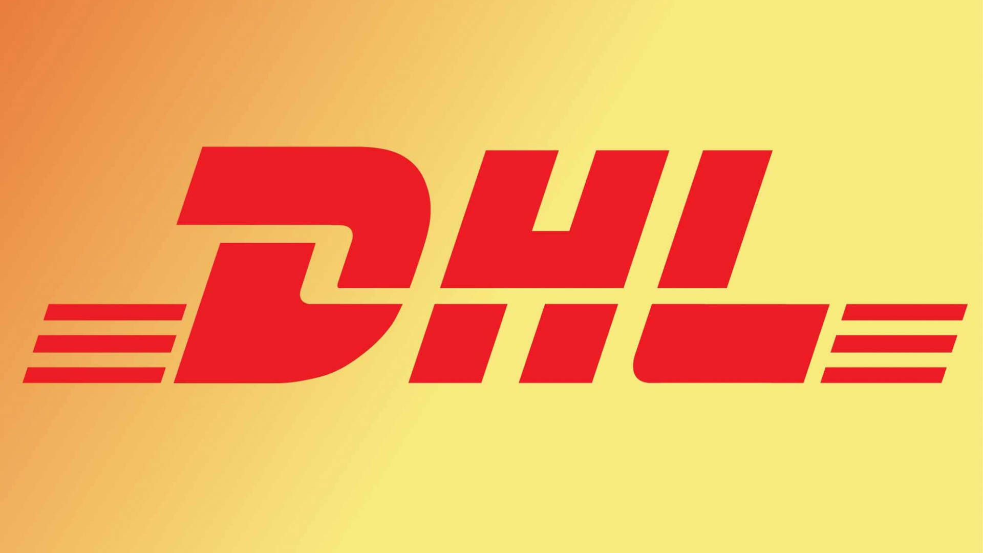 Cool Red Dhl Logo Background