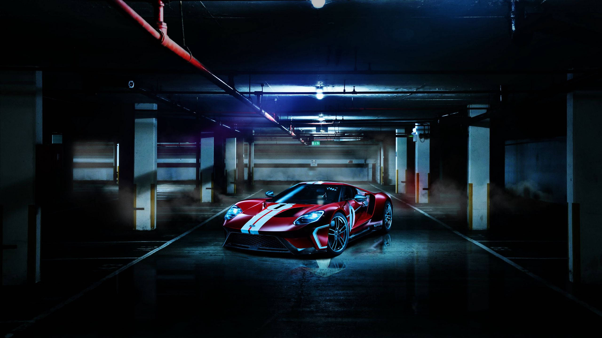 Cool Red Ford Gt