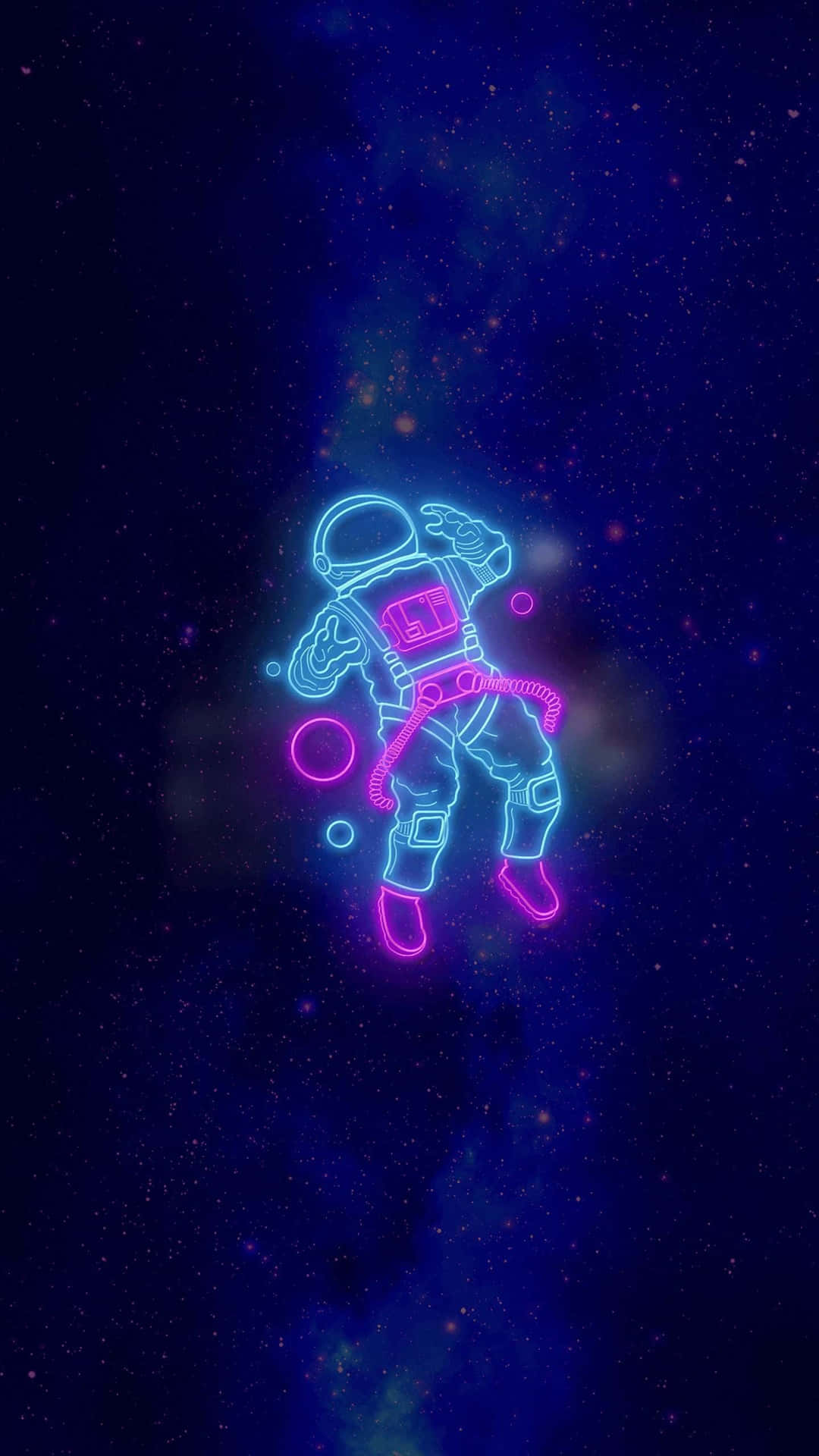 Cool Retro Astronaut Background