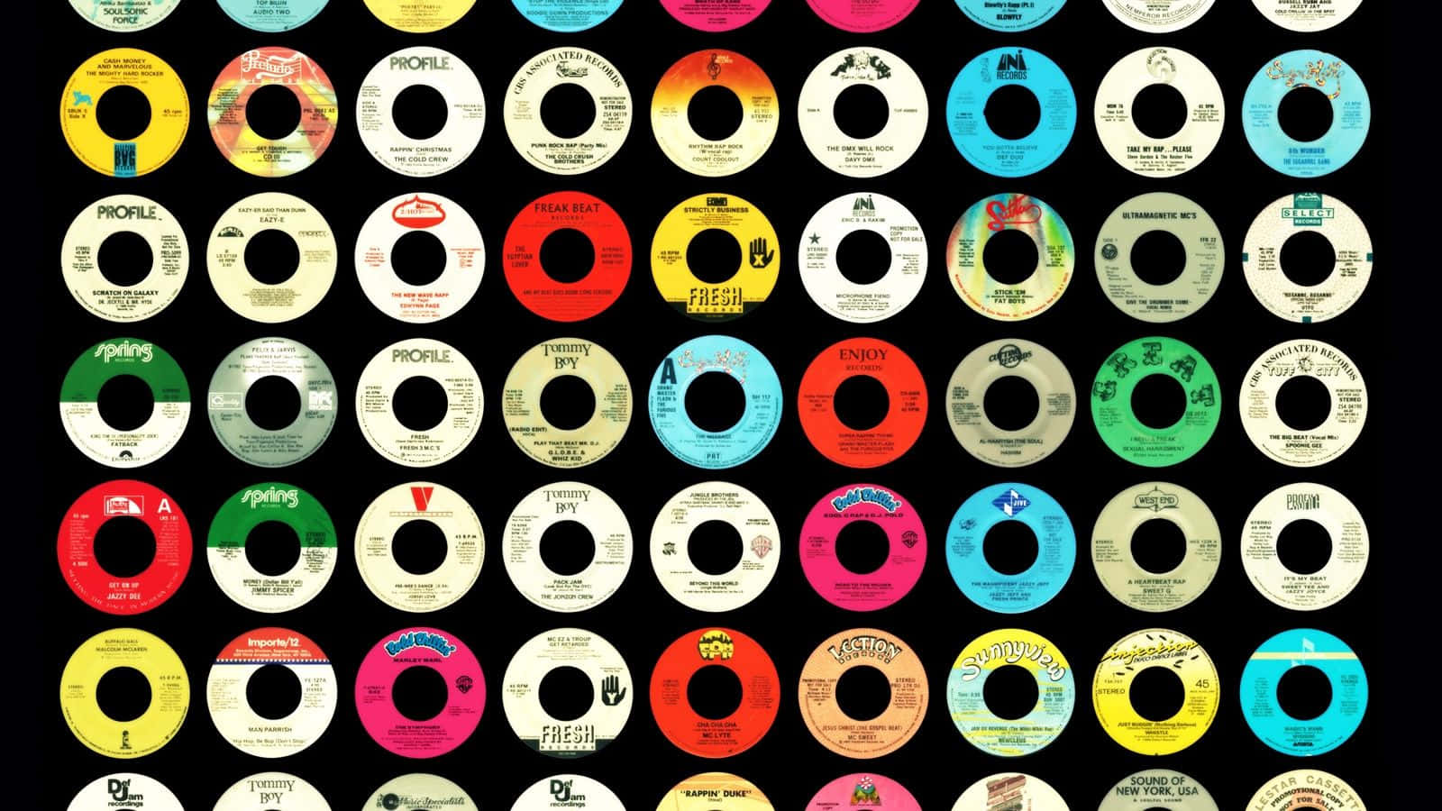 Cool Retro Disks Background