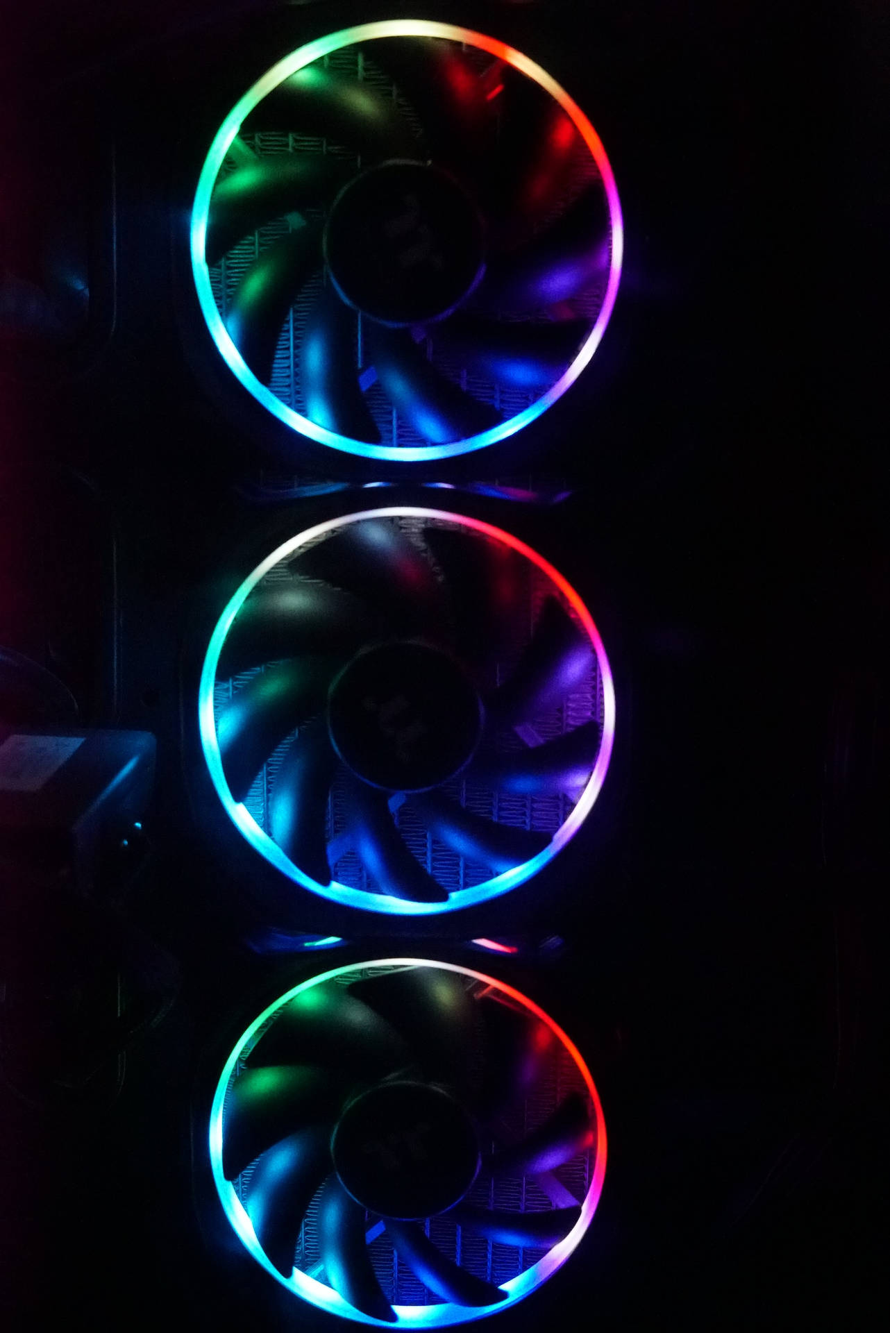 Cool Rgb Backlight Fans Background