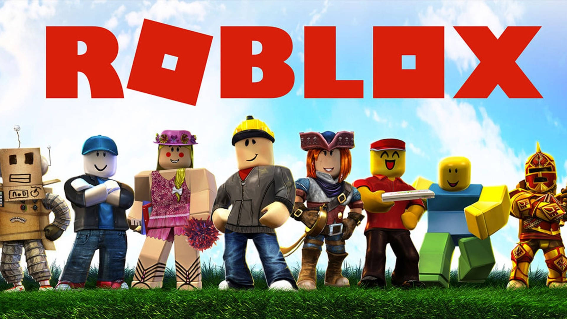 Cool Roblox Characters Outside Background