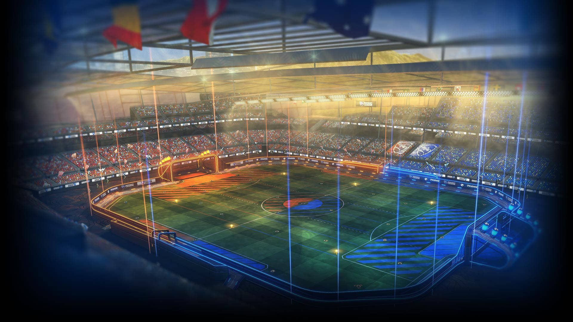 Cool Rocket League Arena Background