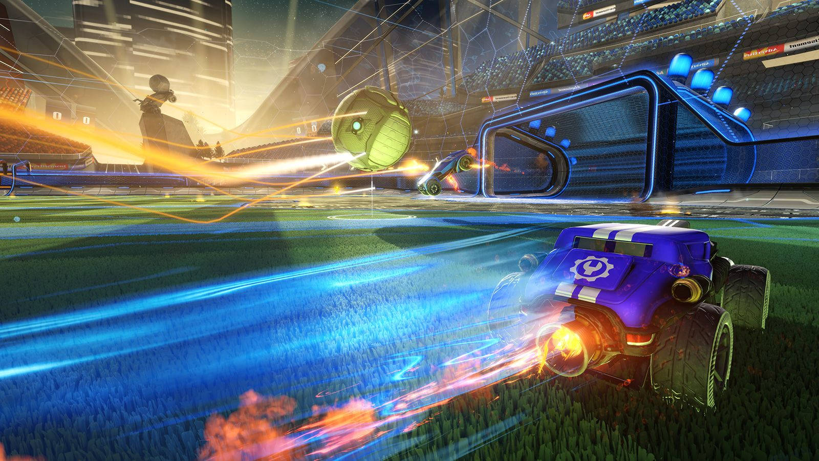 Cool Rocket League Game Background
