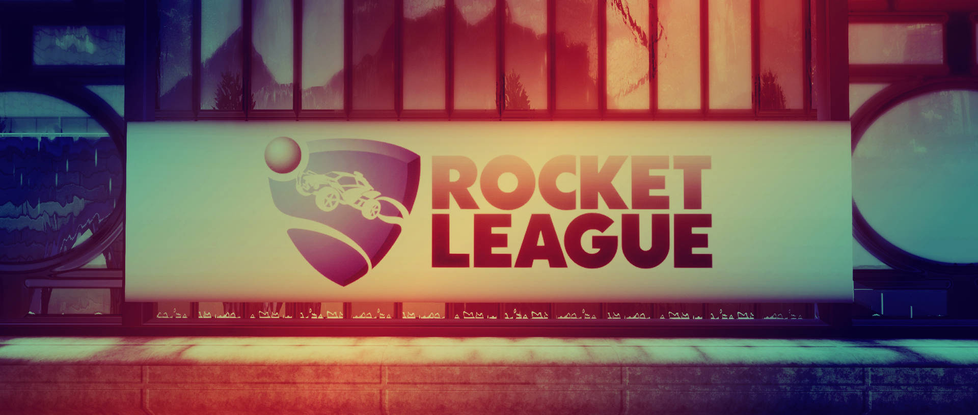 Cool Rocket League Logo Background