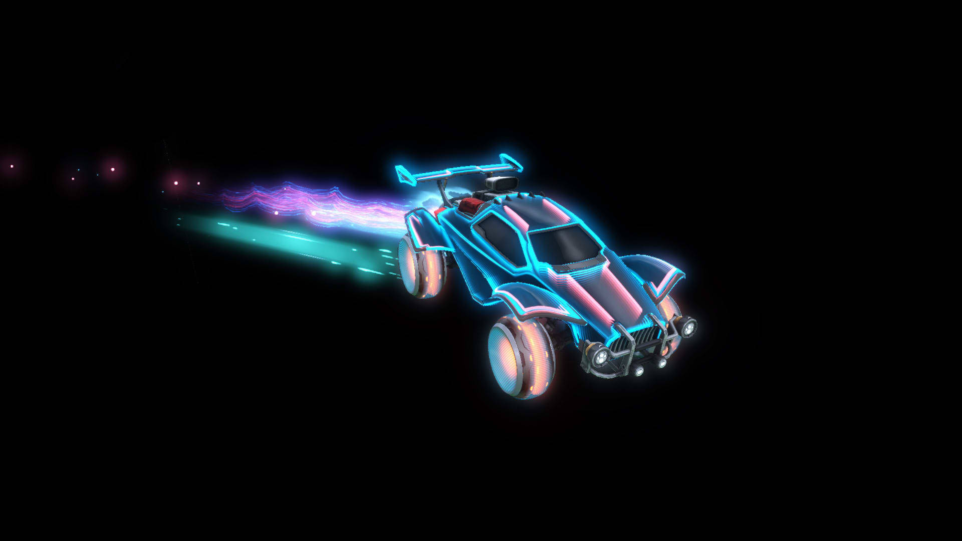 Cool Rocket League Neon Octane Background