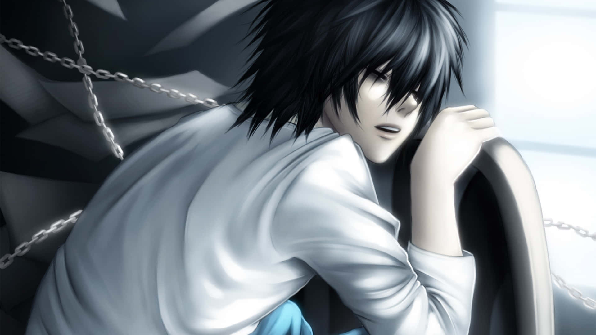 Cool Sad Boy From Death Note Background