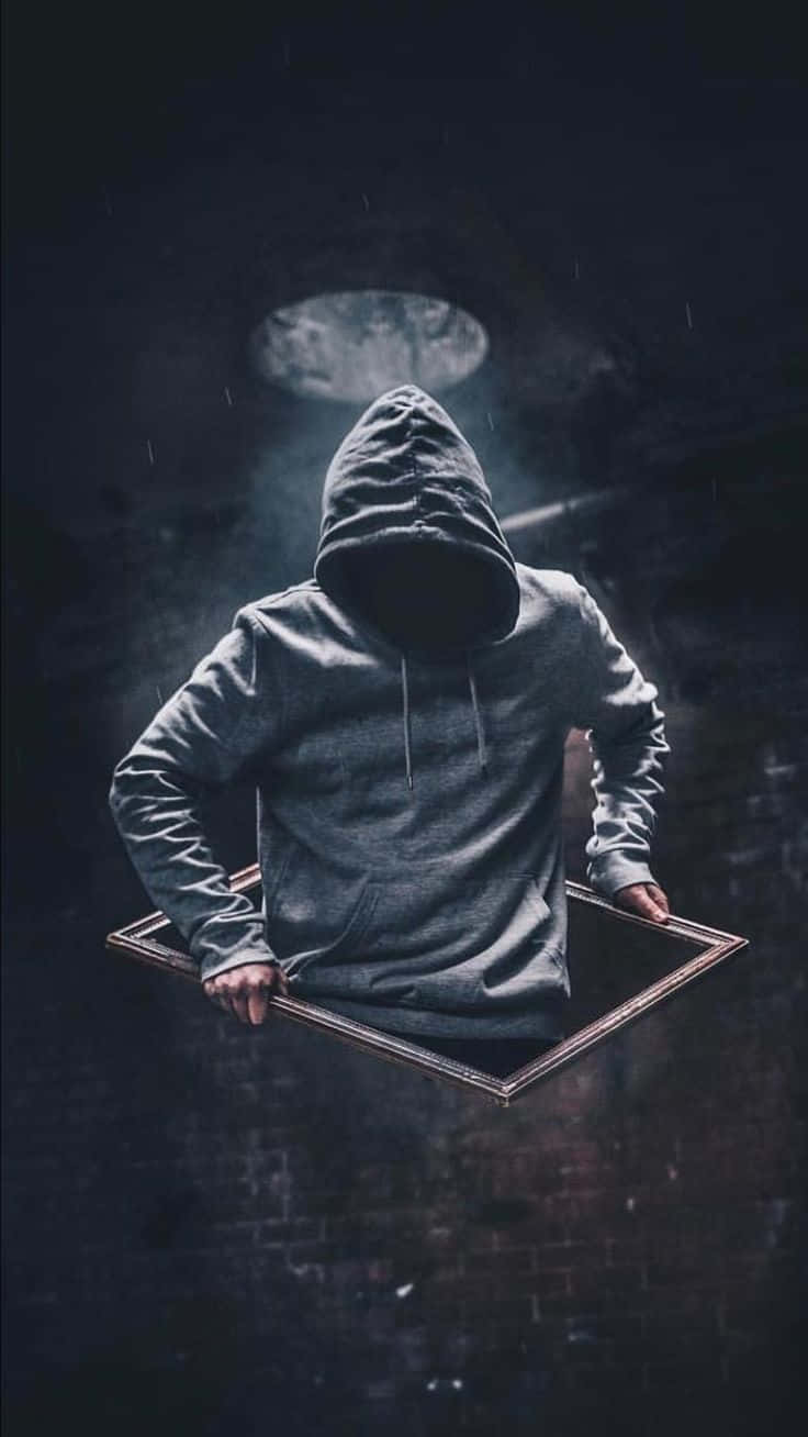 Cool Sad Boy Inside A Box