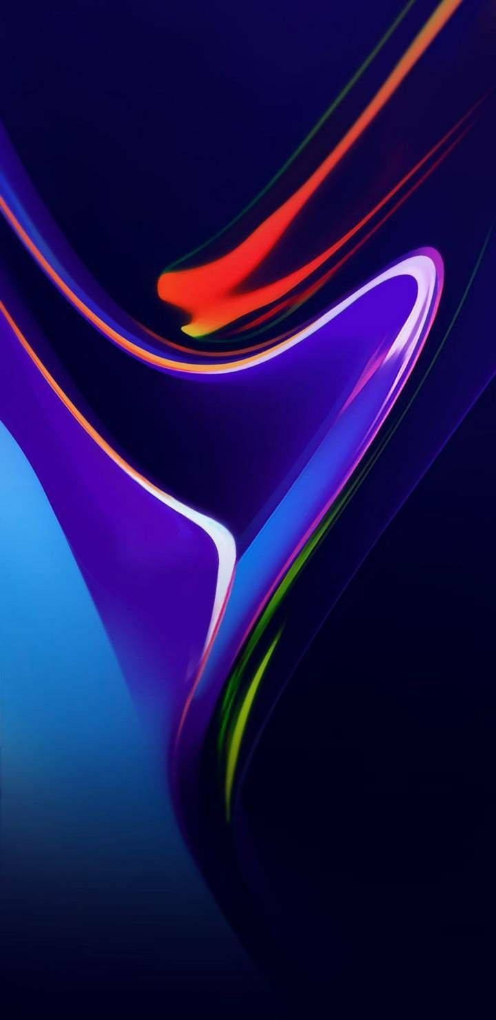 Cool Samsung M21 Shining Lines Background