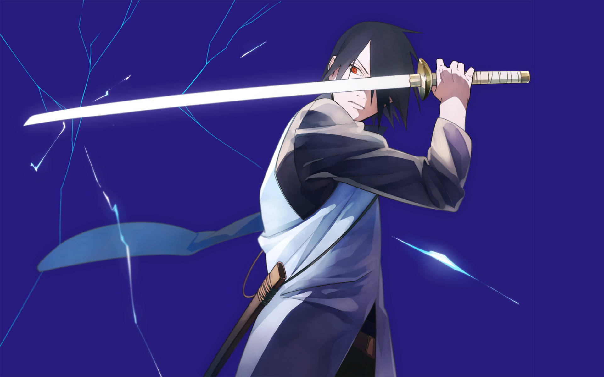 Cool Sasuke In Boruto With Sword