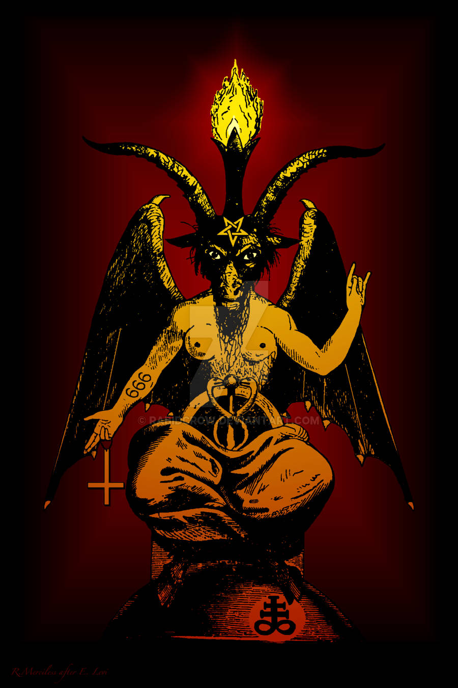 Cool Satanic Fanart Background