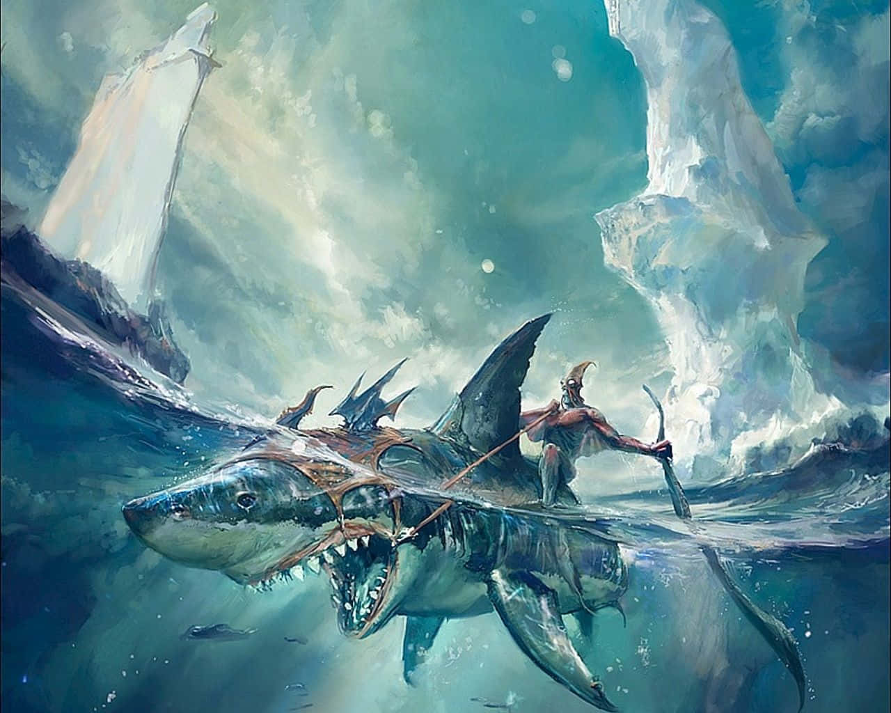 Cool Shark Fantasy Art