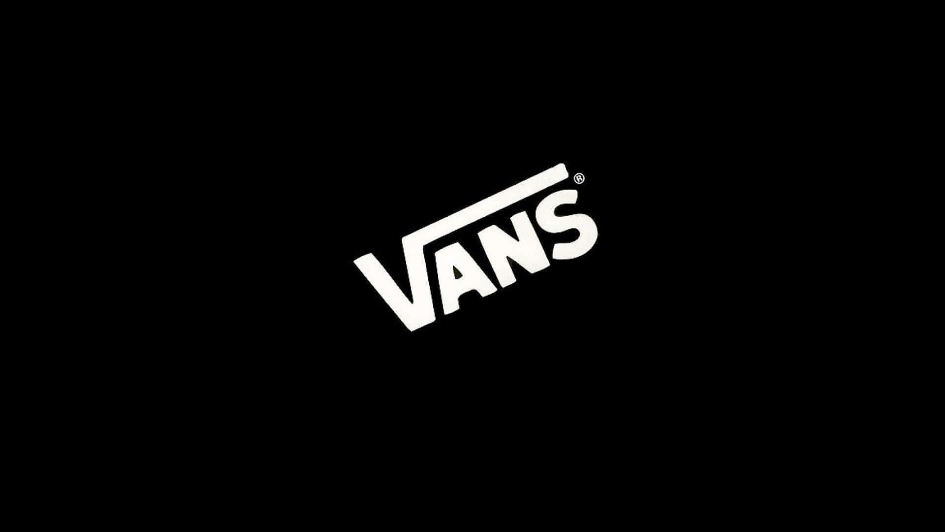 Cool Show Of A Hand-drawn Vans Logo. Background