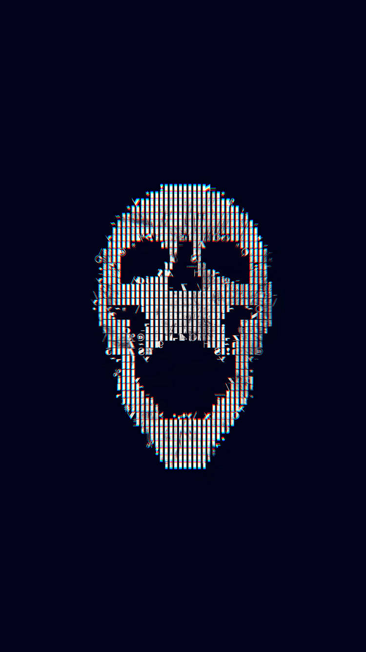 Cool, Simple Abstract Skull Background