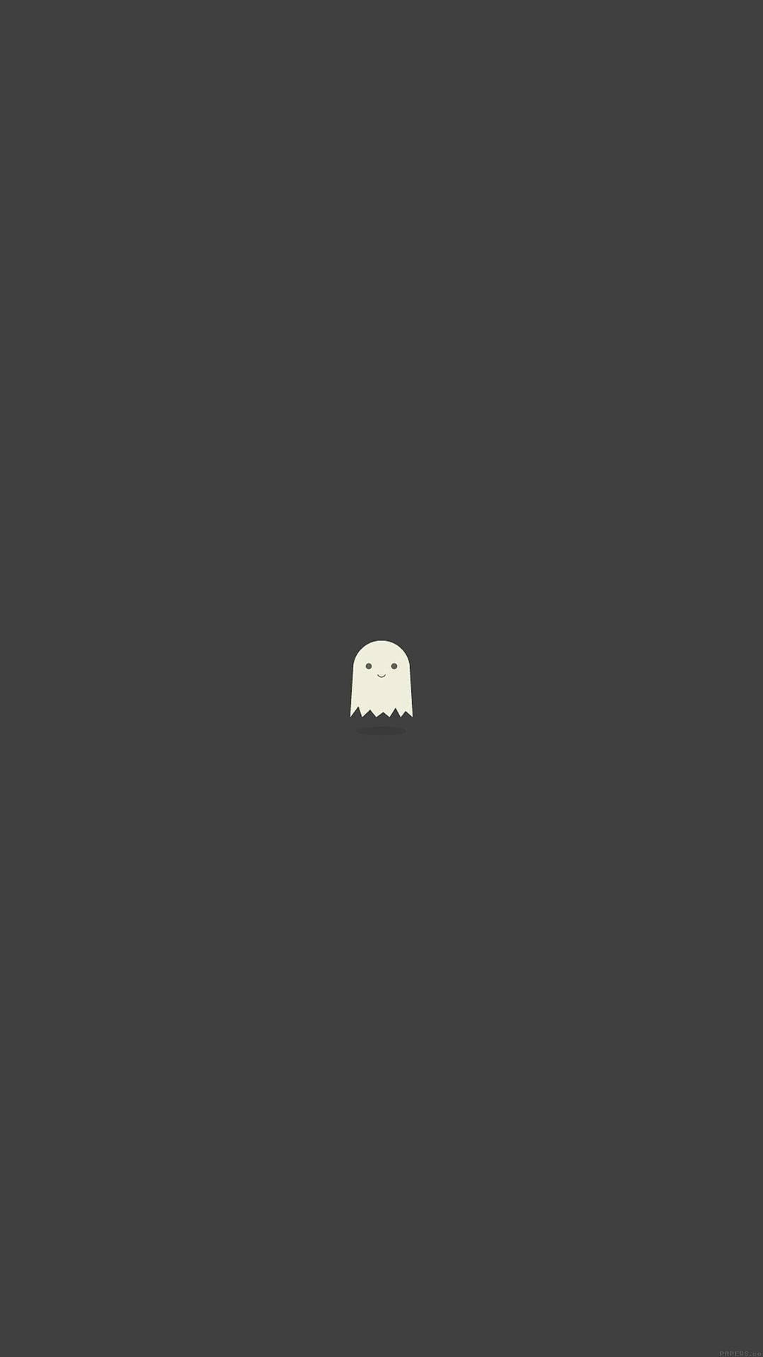 Cool Simple Cute Ghost For Iphone Background