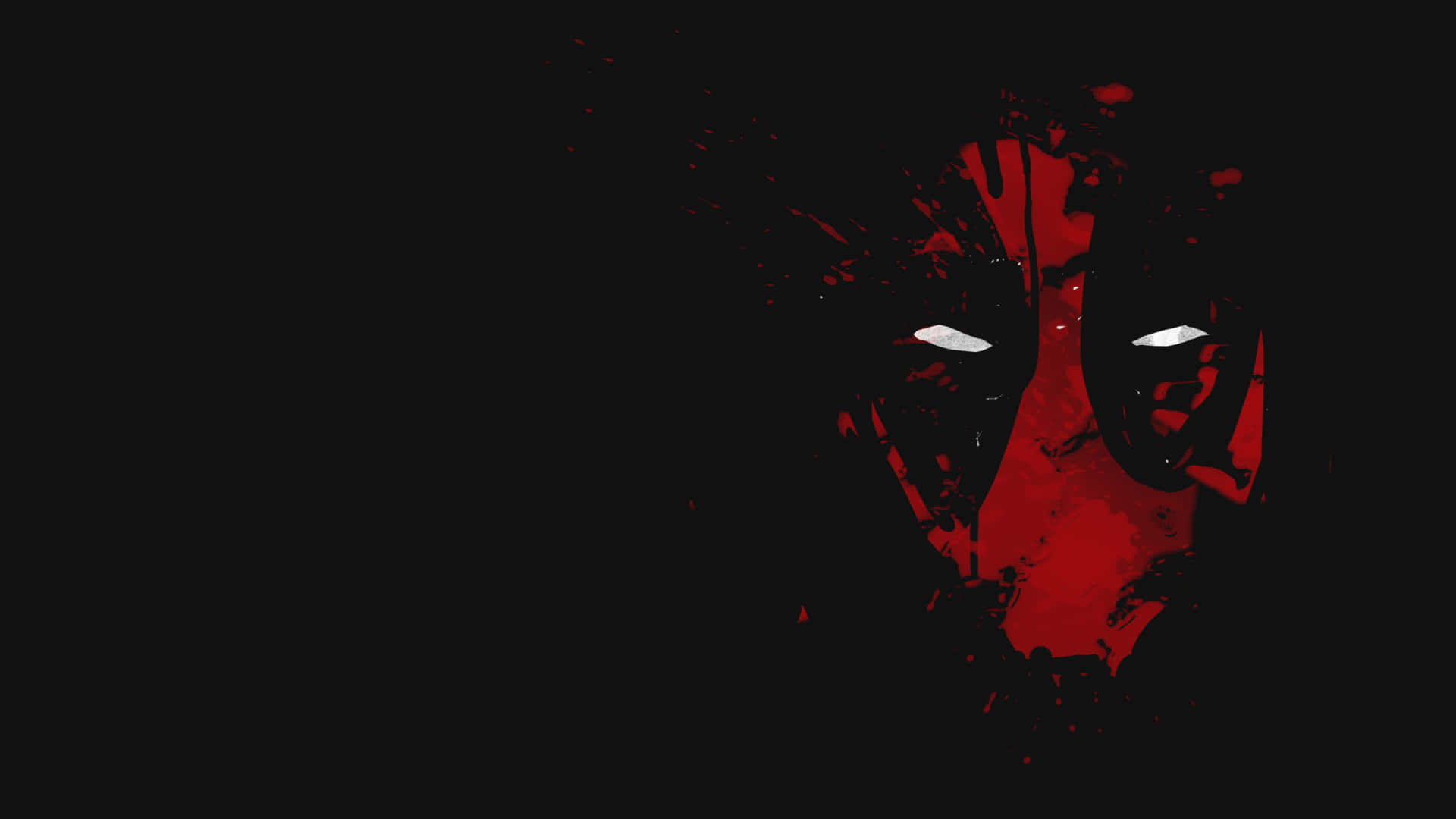 Cool Simple Deadpool Logo Background