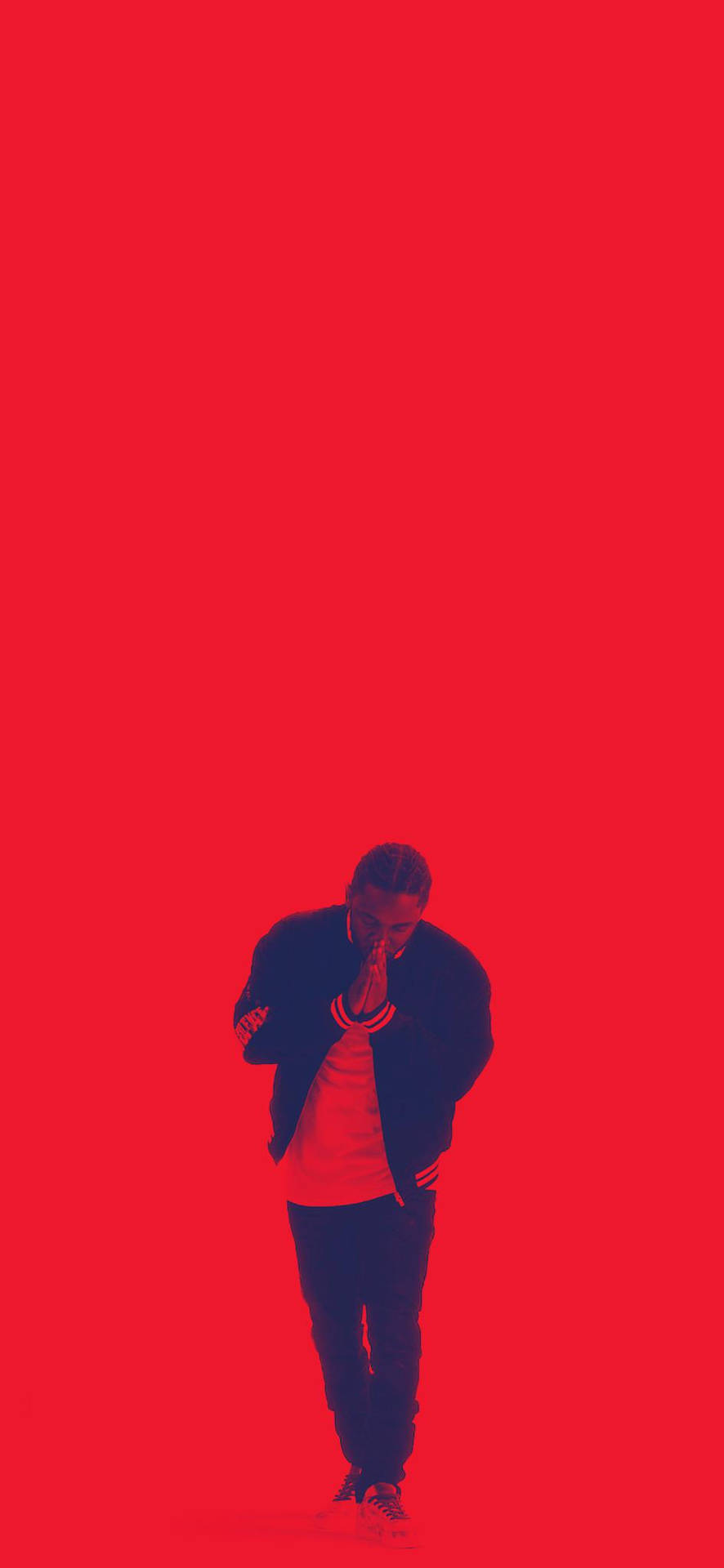 Cool Simple Red Kendrick Lamar Background