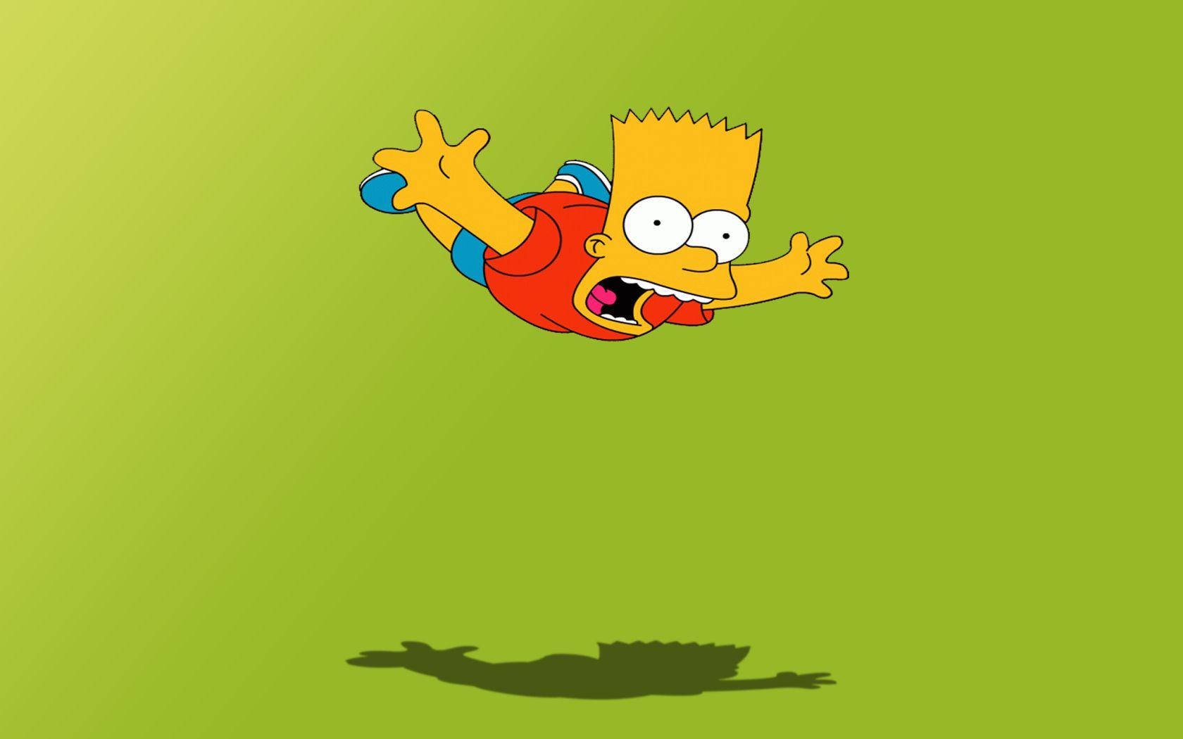 Cool Simpsons Falling Background