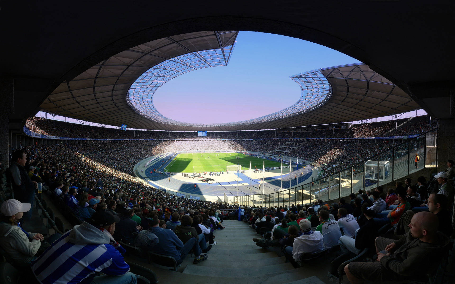 Cool Soccer Olympiastadion Stadium Background