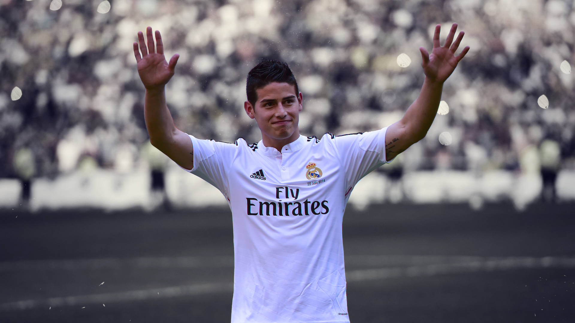 Cool Soccer Player James Rodriguez Background