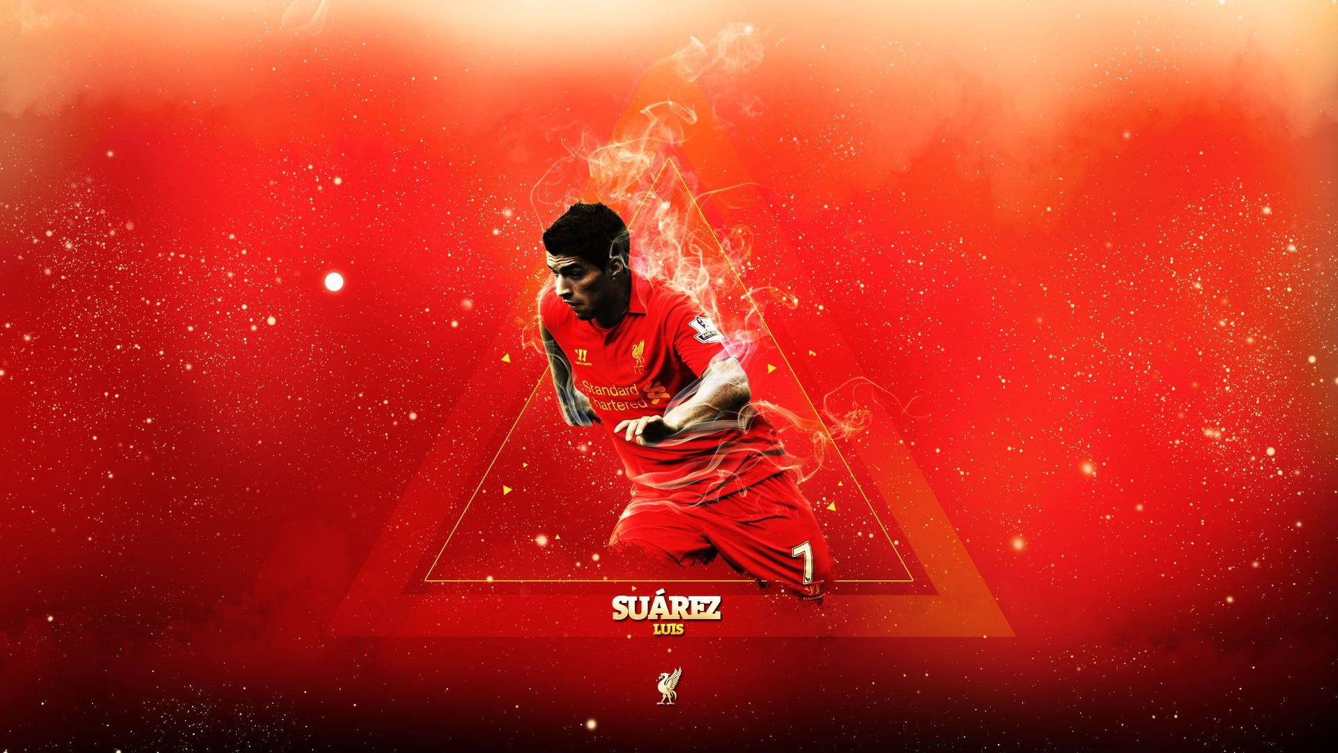 Cool Soccer Player Suarez Background
