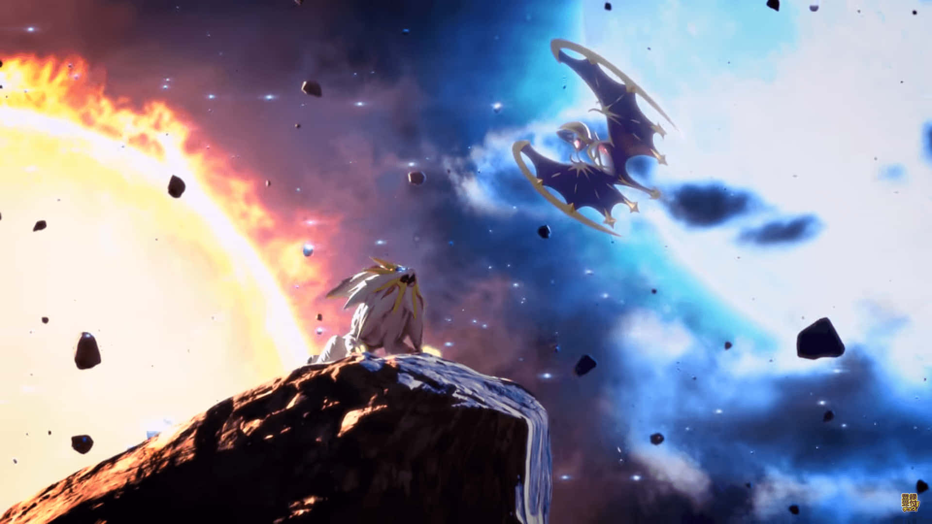 Cool Solgaleo And Lunala Pokemon Sun And Moon Background