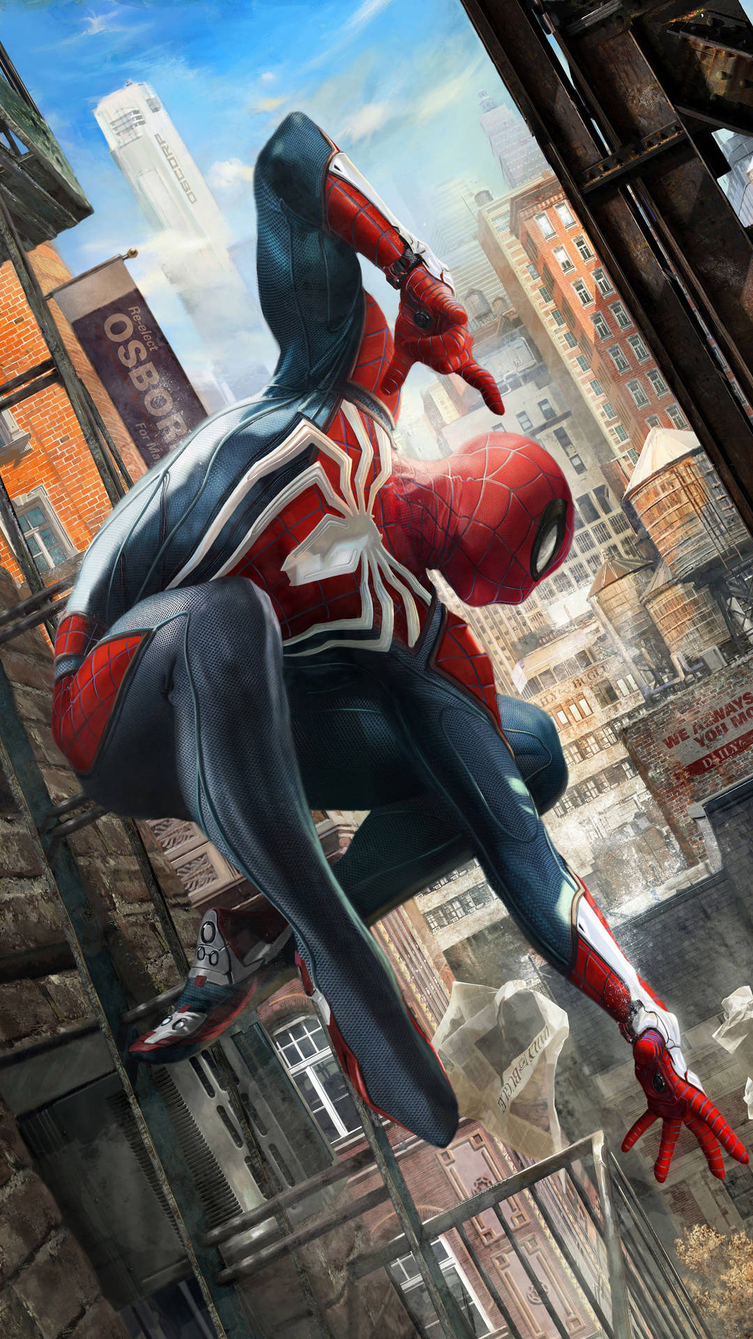 Cool Spider Man Mobile Background