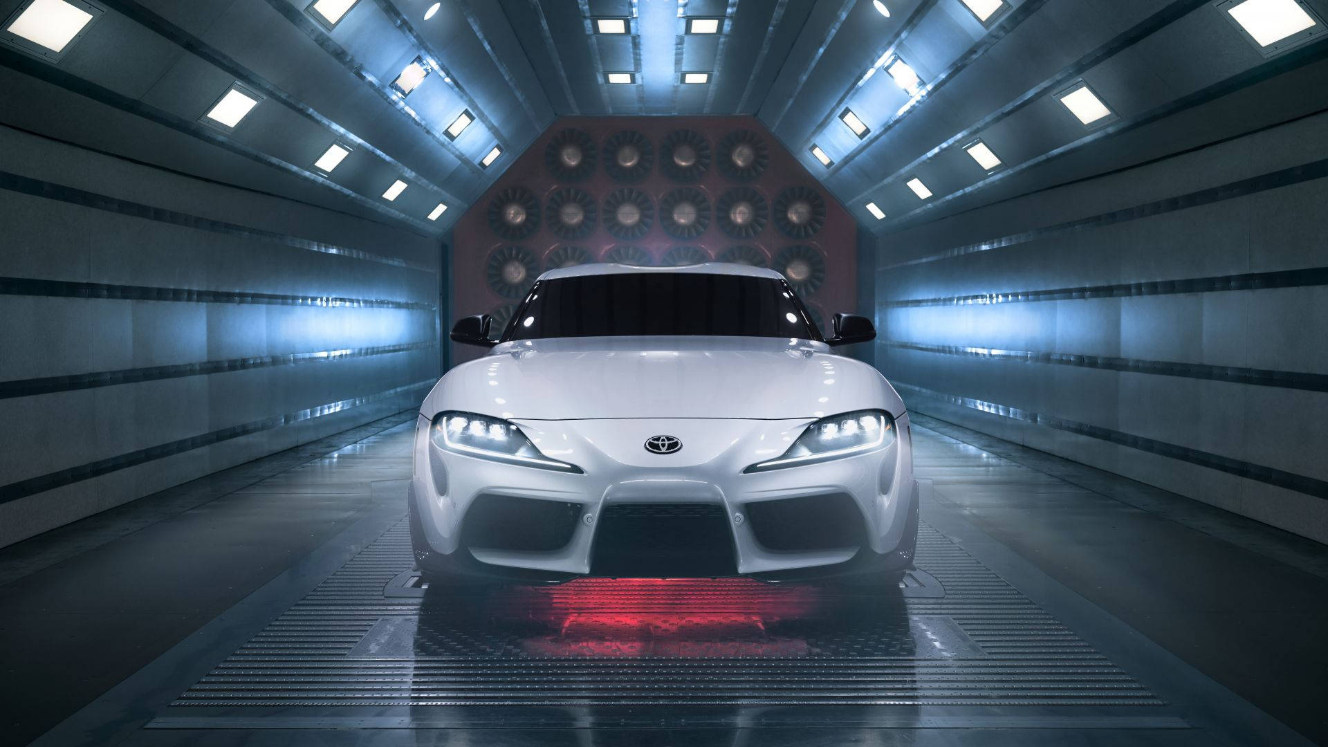 Cool Sports Car Supra Wind Tunnel