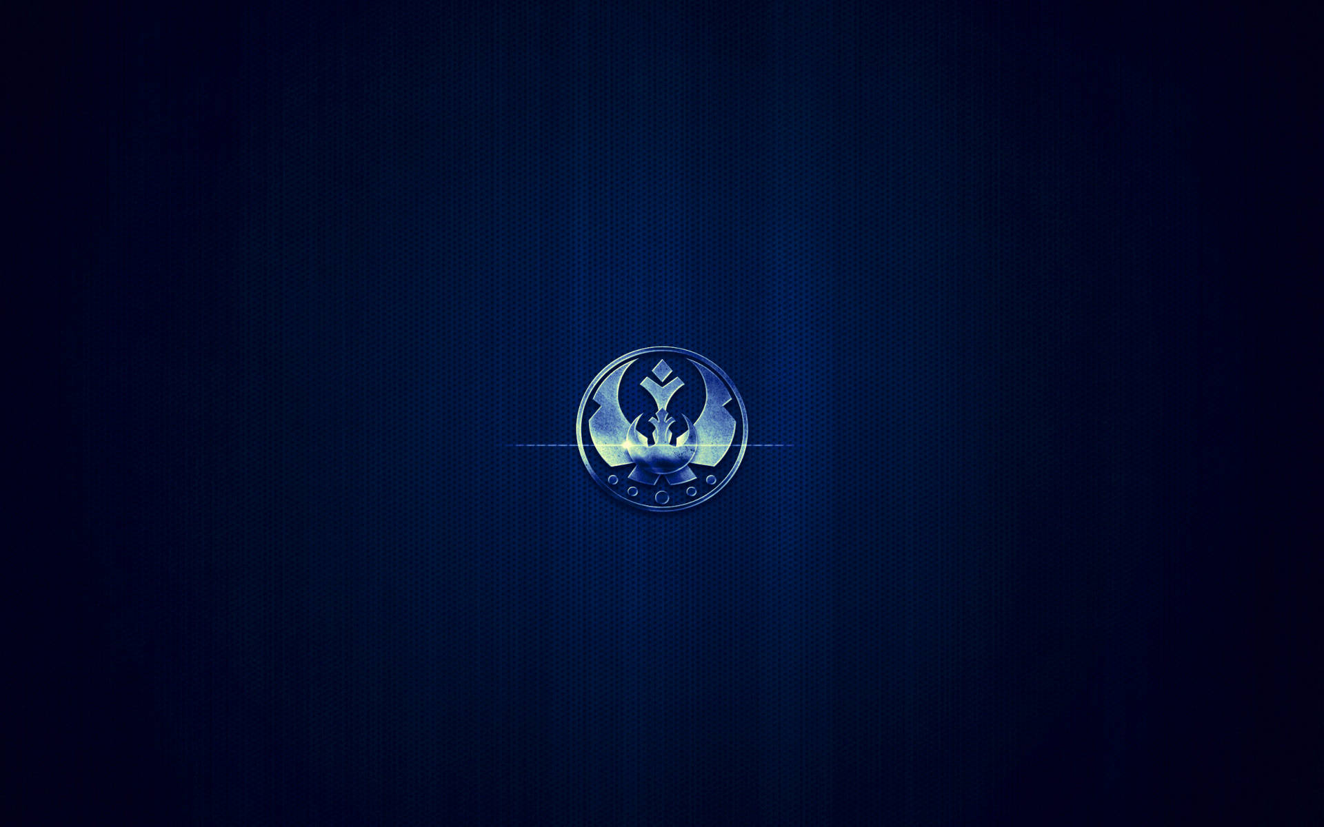 Cool Star Wars Blue Symbol Background